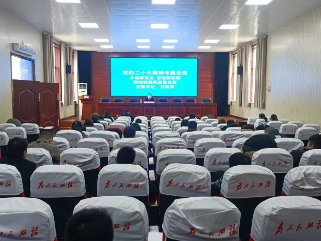 桃镇召开学习贯彻党的二十大精神专题党课